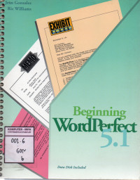 Image of Beginning Word Perfect 5.1