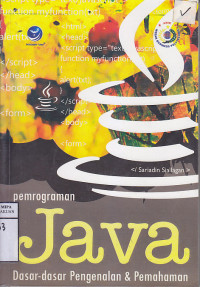 Image of Pemrograman Java Dasar - dasar Pengenalan & Pemahaman