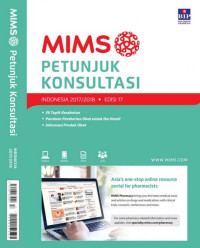 MIMS Petunjuk Konsultasi Indonesia 2017/2018 Edisi 17