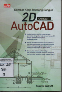 Gambar Kerja Rancang Bangun 2D Dengan AutoCAD