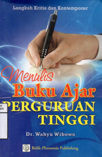 Menulis Buku Ajar Perguruan Tinggi