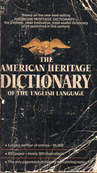 Image of The American Heritage Dictionary Of The English Language