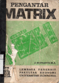 Image of Pengantar Matriks