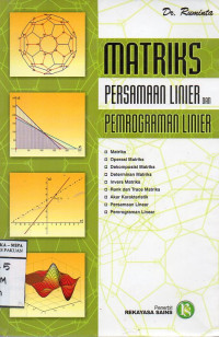 Matriks Persamaan Linier dan Pemrograman Linier