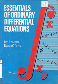Image of Essentials Of Ordinary Differential Equations