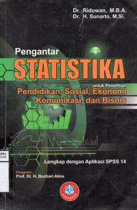 Image of Pengantar Statistika
