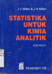Image of Statistika Untuk Kimia Analitik