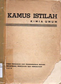Image of Kamus Istilah Kimia Umum