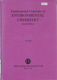 Fundamental Concepts Of Environmental Chemistry