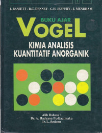 Kimia Analisis Kuantitatif Anorganik