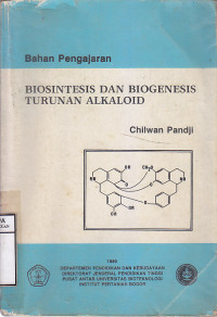 Image of Biosintesis dan Biogenesis Turunan Alkoloid