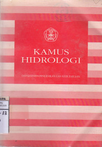 Image of Kamus Hidrologi