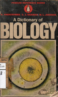 A Dictionary Of Biology