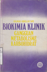 Image of Biokimia Klinik Gangguan Metabolisme Karbohidrat