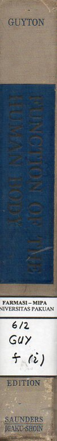 Image of Function Of The Human Body