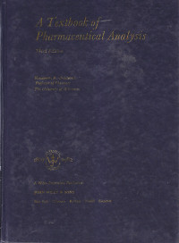 Image of A Textbook Of Pharmaceutical Analysis