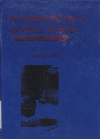 Pharmaceutical Dosage Forms Parenteral Medications Volume 2