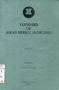 Image of Standard Of Asean Herbal Medicines