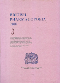 British Pharmacopoeia 2001 Vol.1