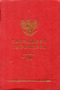 Farmakope Indonesia  Edisi III