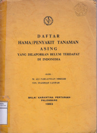 Image of Penyakit Tanaman Asing