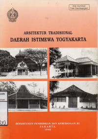 Arsitektur Tradisional Daerah Istimea Yogyakarta