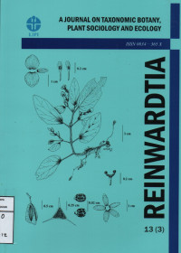 Image of A.Journal On Taxonomic Botany,Plant Sociology And Ecology REINWARDTIA 13(3)