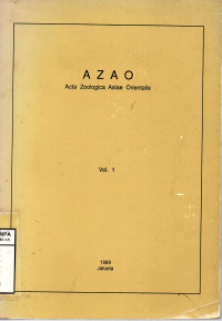 Image of AZAO Acta Zoologica Asiae Orientalis