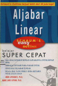 Image of Aljabar Linear belajar Super Cepat