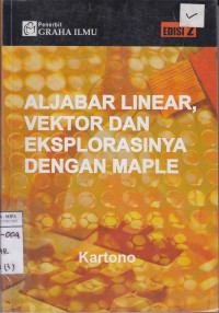 Image of Aljabar Linear, Vektor dan Eksplorasinya Dengan Maple