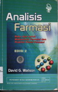 Image of Analisis Farmasi Edisi 2
