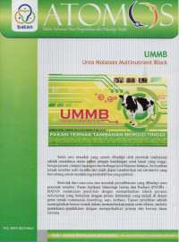 Atomos Media Informasi Ilmu Pengetahuan Dan Teknologi Nuklir,ummb Urea Molasses Multinutrient Block