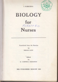 Image of Biology For Nurses