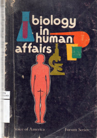 Image of Biology in human affairs