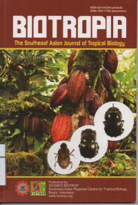 Image of BIOTROPIA The Southeast Asian Journal Of Tropical Biology Vol.21 No.1 Juni 2014