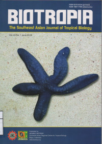 BIOTROPIA The Southeast Asian Journal Of Tropical Biology Vol.22 No.1 June 2015