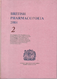 British Pharmacopoeia 2001 Vol.2