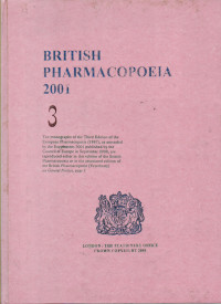 British Pharmacopoeia 2001 Vol.3