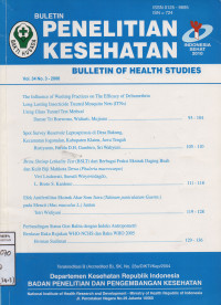 Image of Buletin Penelitian Kesehatan Vol.34 No.3  2006