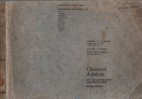 Image of Chemical Analysis An Advance