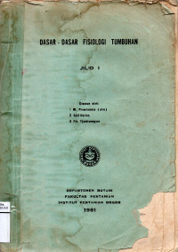 Image of Dasar - Dasar Fisiologi Tumbuhan