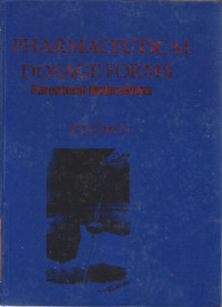 Pharmaceutical Dosage Forms Parenteral Medications Volume 3