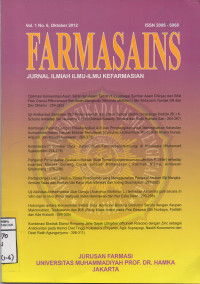 Image of FARMASAINS jurnal ilmu-ilmu kefarmasian
