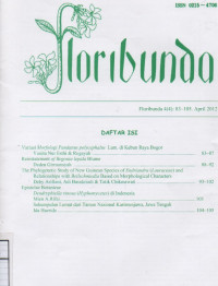 Image of FLORIBUNDA  4(4) aPRIL 2012