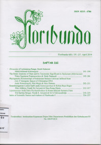 Image of FLORIBUNDA 4(8) April 2014