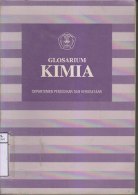 Glosarium Kimia