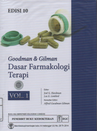 GoodMan & Gilman Dasar Farmakologi Terapi Vol 1 Edisi10