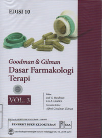 Goodman & Gilman Dasar Farmakologi Terapi Vol.3 Edisi 10