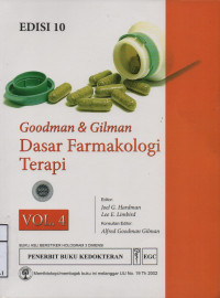 Goodman & Gilman Dasar Farmakologi Terapi Vol.4 Edisi 10