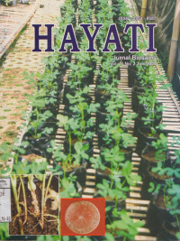Image of Hayati Journal Of Biosains Vol. 11 No. 2 Juni 2004